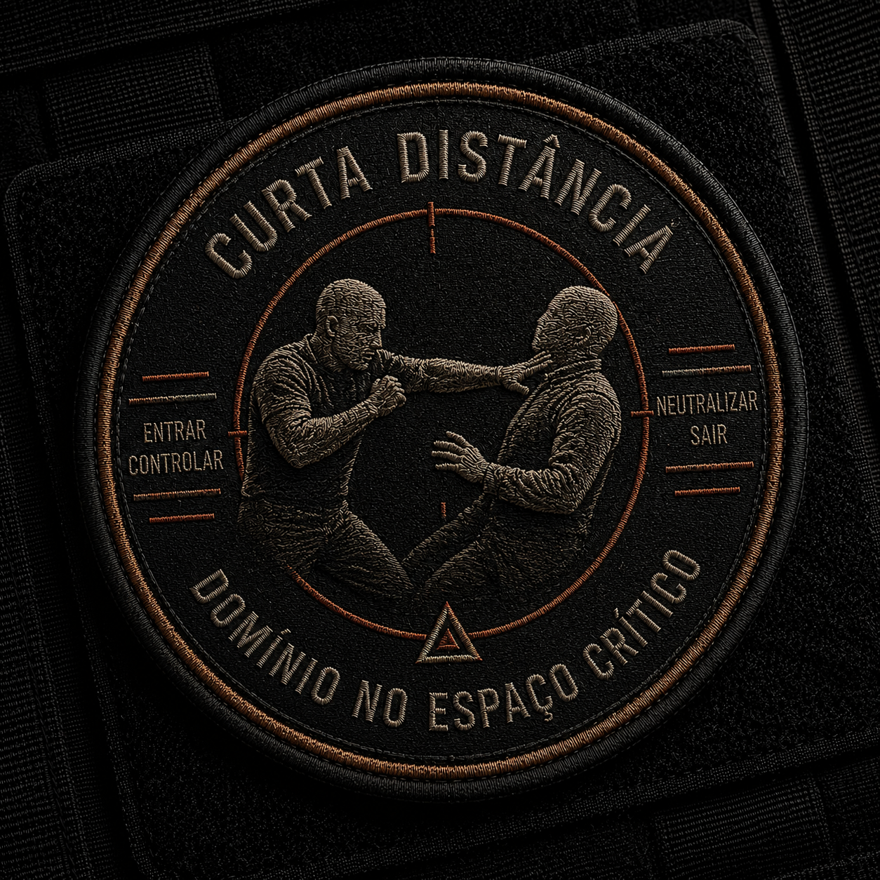 Patch bordado · Curta distância